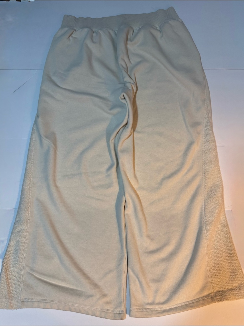 Aerie Après-Chill Wide Leg Lounge Trousers Natural XL - Picture 6 of 12